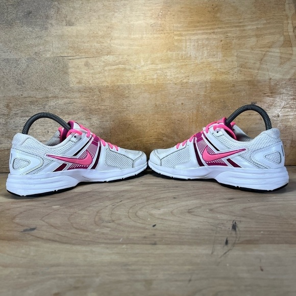 Nike Dart 10 Womens Size 7.5 Training Shoes Sneakers White Pink 580427-100 - Picture 5 of 9